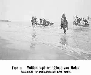 Ashore: Mouflon hunting in Tunisia, 1904