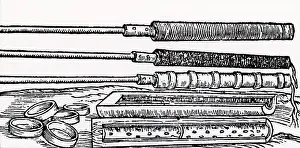 Tubes: Moulds for making fire tubes. These were fired