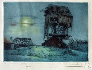 Aquatints: Moulin near Hazebrouk