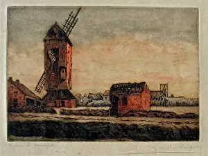 Aquatints: Moulin at Ramscapelle