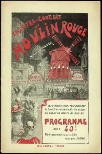 Programmes: Moulin Rouge Programme for show of 1906