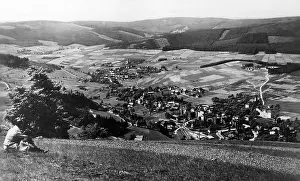 Hiker: Mount Aschberg in Saxony, 1928