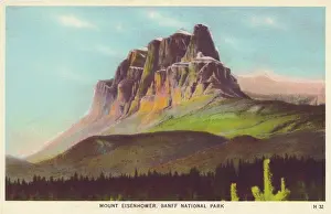 Banff: Mount Eisenhower, Banff National Park, Canada
