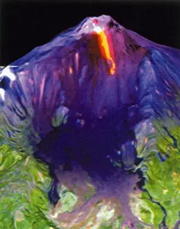 Volcanology: Mount Etna, Satellite Image