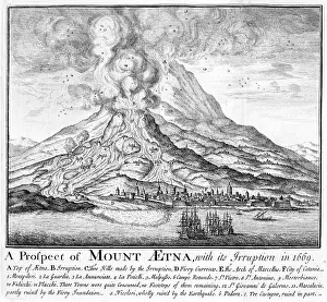 Volcanos: Mount Etna Volcano - Eruption in 1669