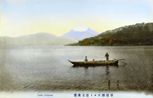 Honshu: Mount Fuji, Japan - with view over Lake Hakone