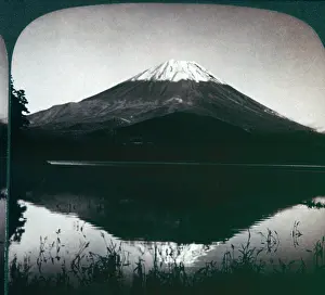 Shoji: Mount Fuji Reflected in Lake Shoji