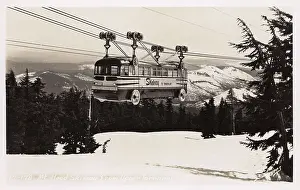 Stange: Mount Hood Skiway - leaving the Upper Terminal
