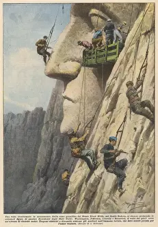 Gutzon: MOUNT RUSHMORE CARVED UP