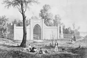C1849: Mount Vernon tomb of Washington
