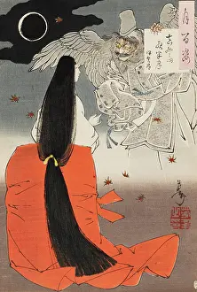 Confronts: Mount Yoshino midnight-moon