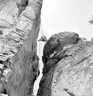 Cesky: Mountain climber - sandstone rocks