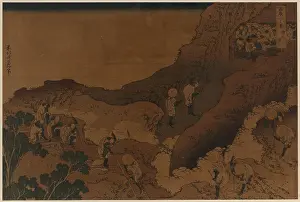 Mountainside: Mountain climbing pilgrims