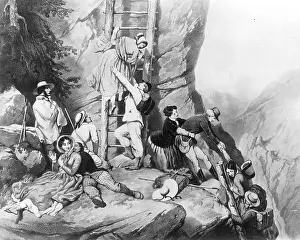 Valais: Mountain climbing in Switzerland, 1850