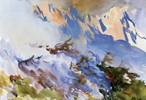 Sargent: Mountain Fire, by Singer Sargent