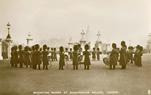 Bearskins: Mountain Guard at Buckingham Palace