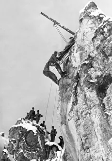 Garmisch: Mountain infantry during an ecxercise, 1939