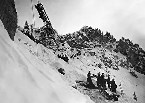 Garmisch: Mountain infantry during an ecxercise