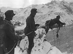 Excercise: Mountain infantry during an ecxercise