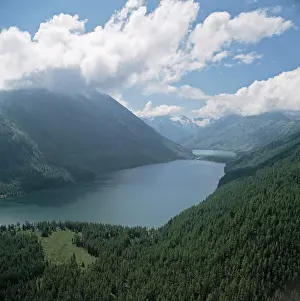 Attracted: Mountain lake in Altai range, 1997