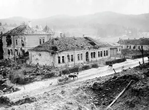Predeal: Mountain pass in Predeal, 1916