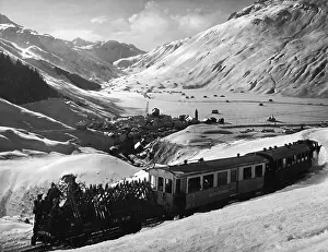 Extra: Mountain railway in Switzerland, 1930