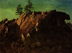 Bierstadt: Mountain Scene