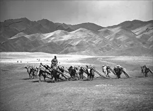 Xinjiang: Mountain scene in Kashgar, western China