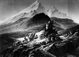 Caspar: Mountains by Caspar David Friedrich