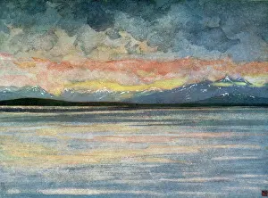 Fjord: Mountains and Fjord facing Molde