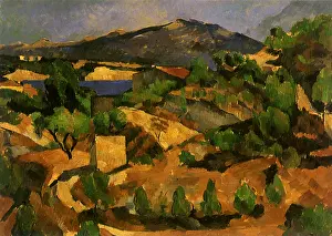 Cezanne: Mountains at L'Estaque, by Paul Cezanne