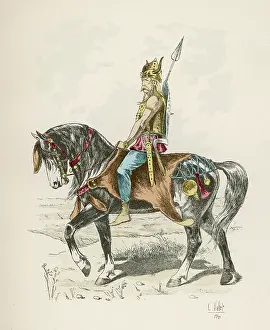 Gallic: MOUNTED GALLIC CHIEFTAIN
