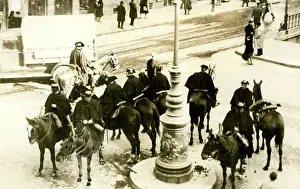 Mounted guards in Madrid, Spain, April 1931