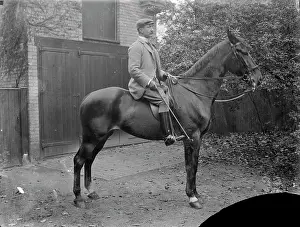 Horseriding: Mounted horse rider