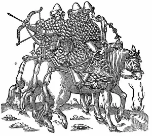 Bows: Mounted Muscovite warriors equipped with bows