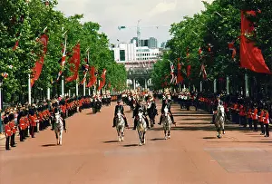 Coldstream: Mounted Police Officer - Procession in The Mall