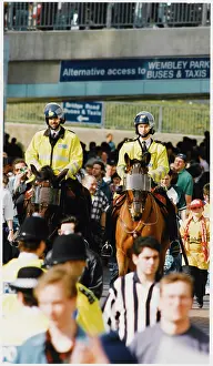 Visors: MOUNTED POLICE OFFICERS