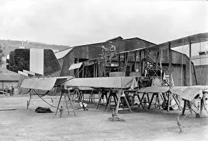Mounting: Mounting a Caproni which has been shot down in South Tyrol
