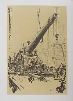 Muirhead: Mounting a Great Gun, Coventry, by Muirhead Bone