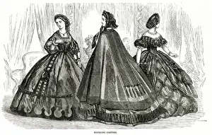 Tulle: Mourning dress 1861