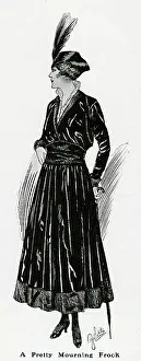 Widowed: Mourning dress 1916