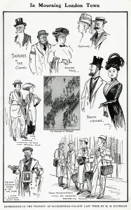 Memoriam: In Mourning London Town by H. M. Bateman