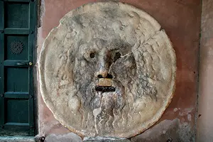 Portico: The Mouth of Truth. Rome. Italy
