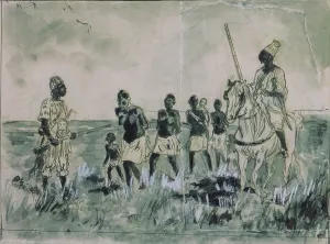 Alfonse: Movement of slaves, Musee d'Aquitaine, Bordeaux