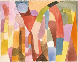 Klee: MOVEMENT OF VAULTED CHAMBERS, by Paul Klee