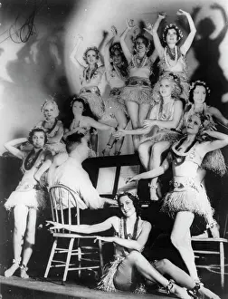 Crooner: Movie Girls practicing for a dance