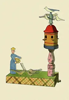 Crafted: Moving Birdhouse Toy