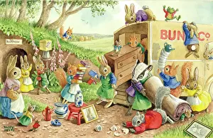 Burrow: Moving Day - with rabbits, squirrels, badger