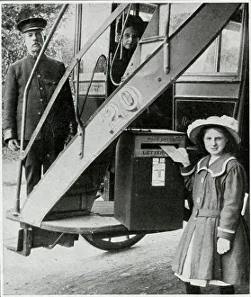 Dec17: Moving Post Office in Worcestershire 1909