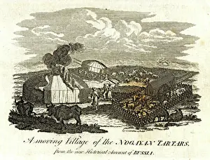 1780: A Moving Village of the Nogayan Tartars, Russia